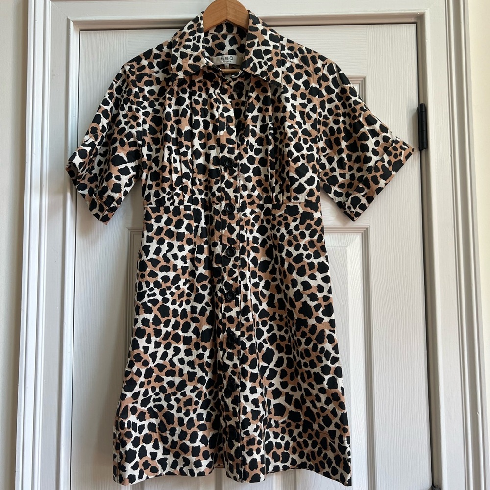 Sea New York Animal Print Dress